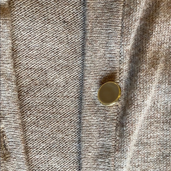 New York & Company tan sweater cardigan. - Picture 3 of 3